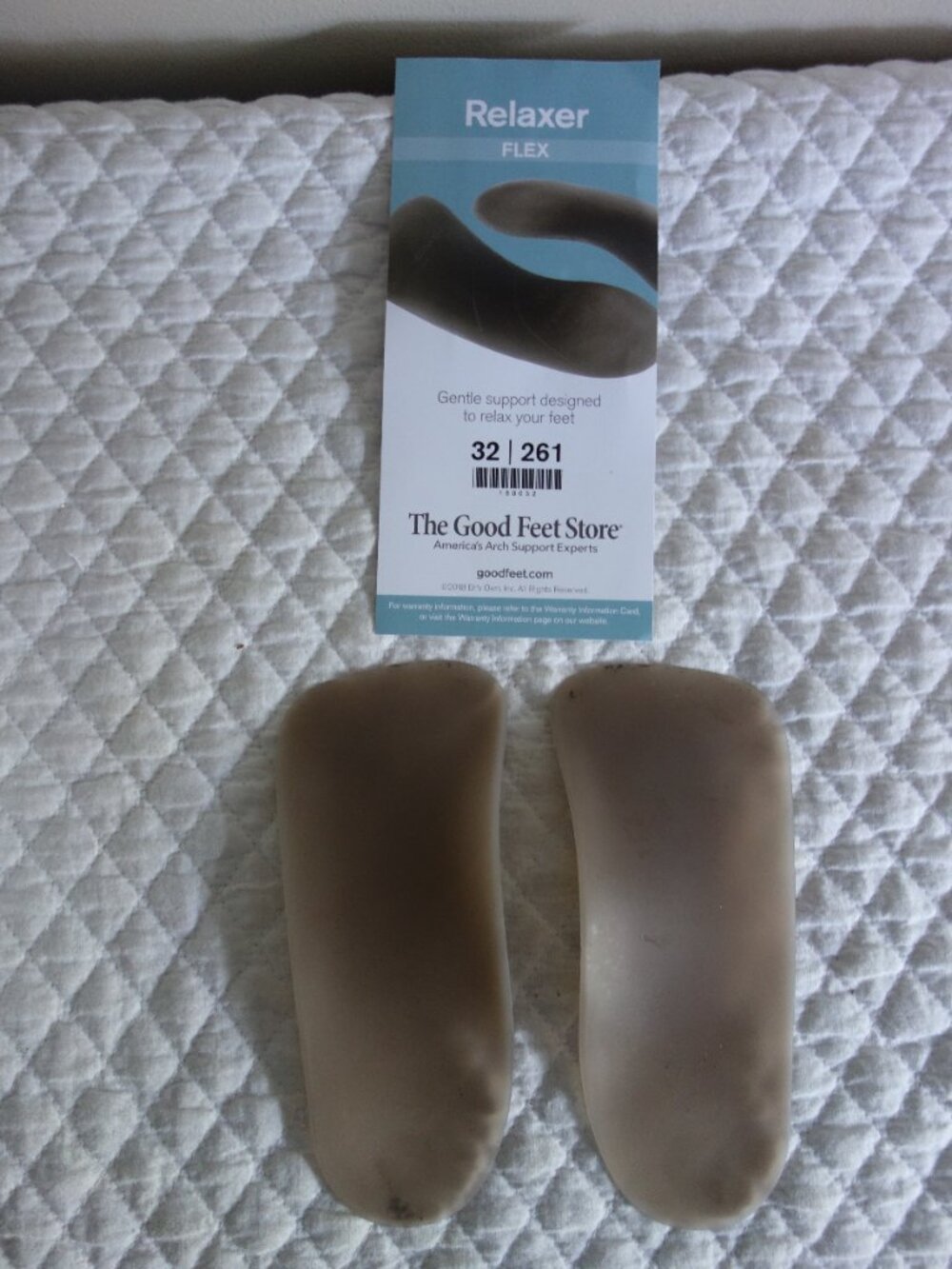 Box of 3 sole inserts arch supports – THE GOOD FEET STORE – 3 Step System - Picture 9 of 13